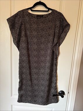 Black & White Dot Shift Dress